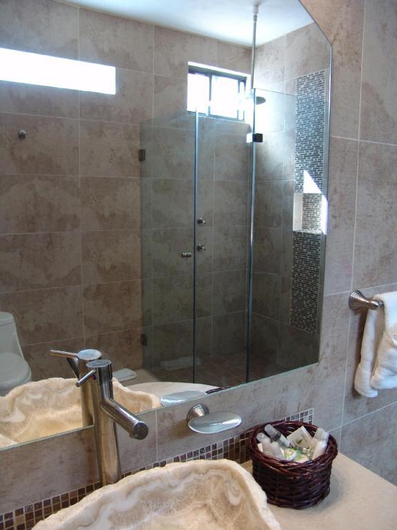 Casa Del Tio Hotel Boutique San Miguel de Allende Bilik gambar A shower door