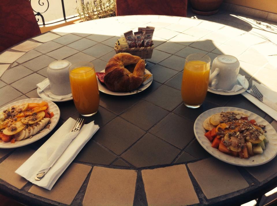 Casa Del Tio Hotel Boutique San Miguel de Allende Luaran gambar A typical breakfast